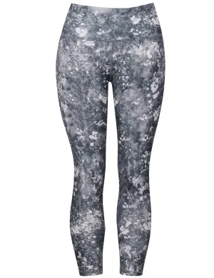 22" Printed Plus Size Pants LIME_Plus Size
