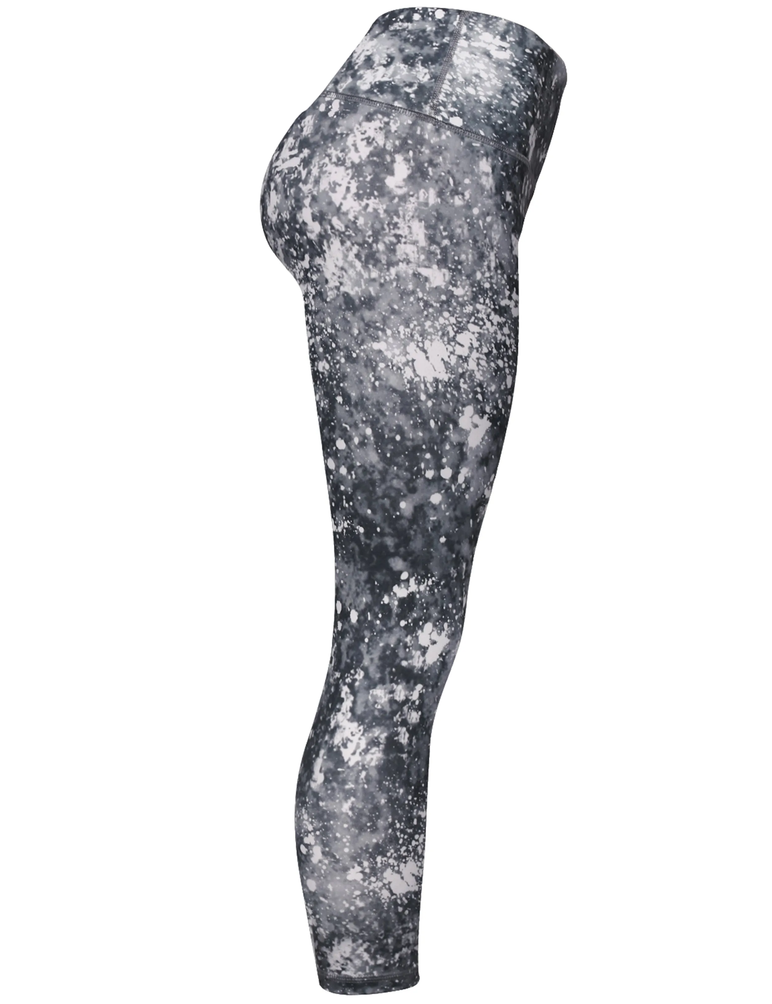 22" Printed Plus Size Pants LIME_Plus Size