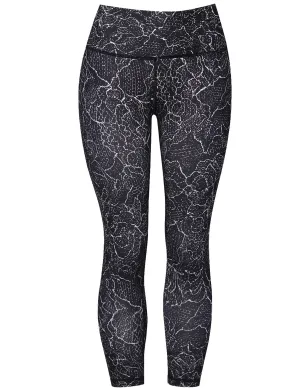 22" Printed yogastudio Pants CRACK_yogastudio