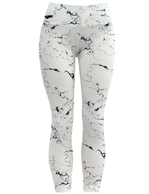 22" Printed yogastudio Pants WHITETHUNDER_yogastudio