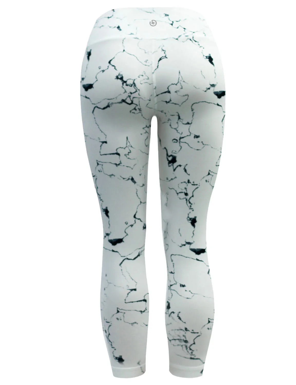 22" Printed yogastudio Pants WHITETHUNDER_yogastudio