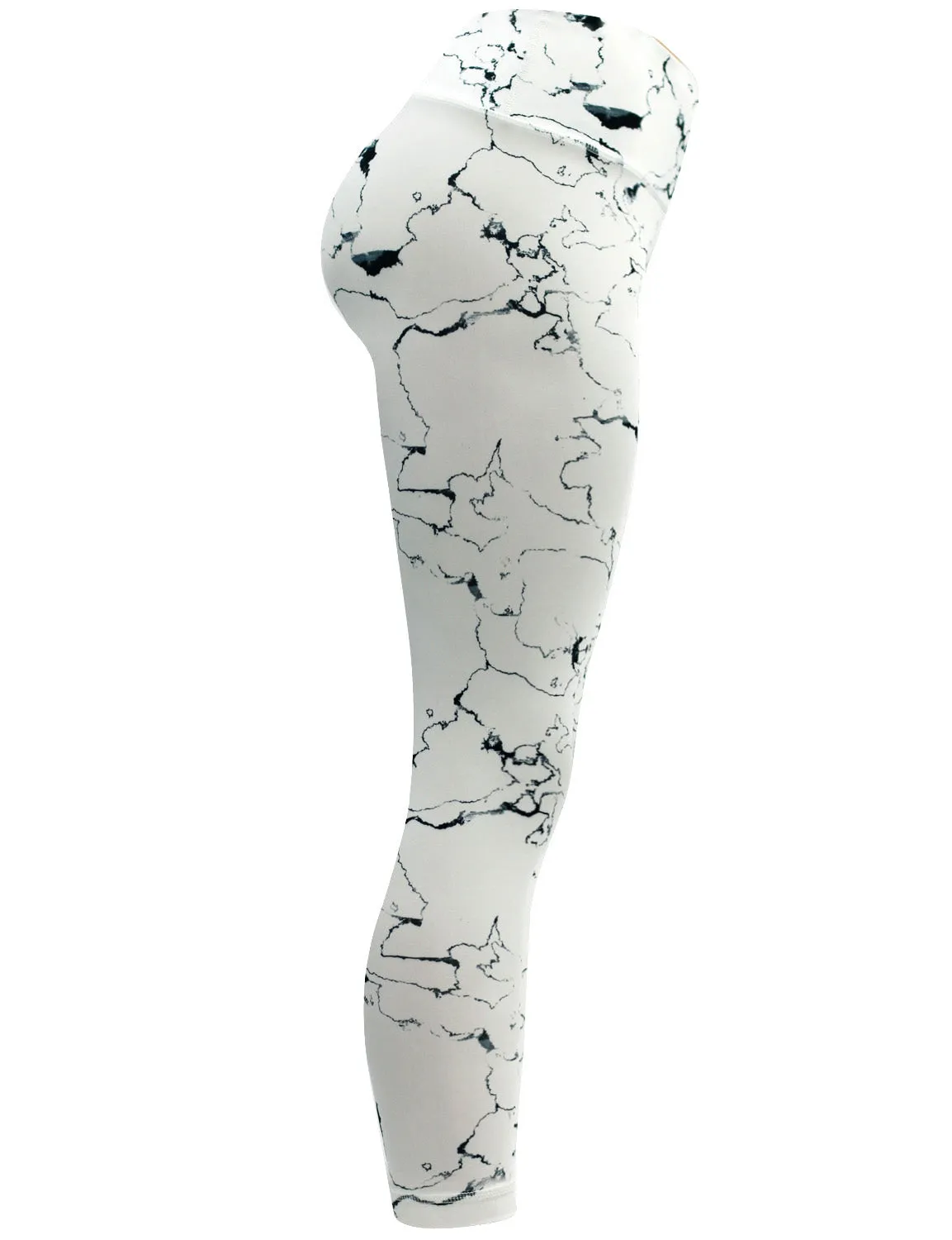 22" Printed yogastudio Pants WHITETHUNDER_yogastudio