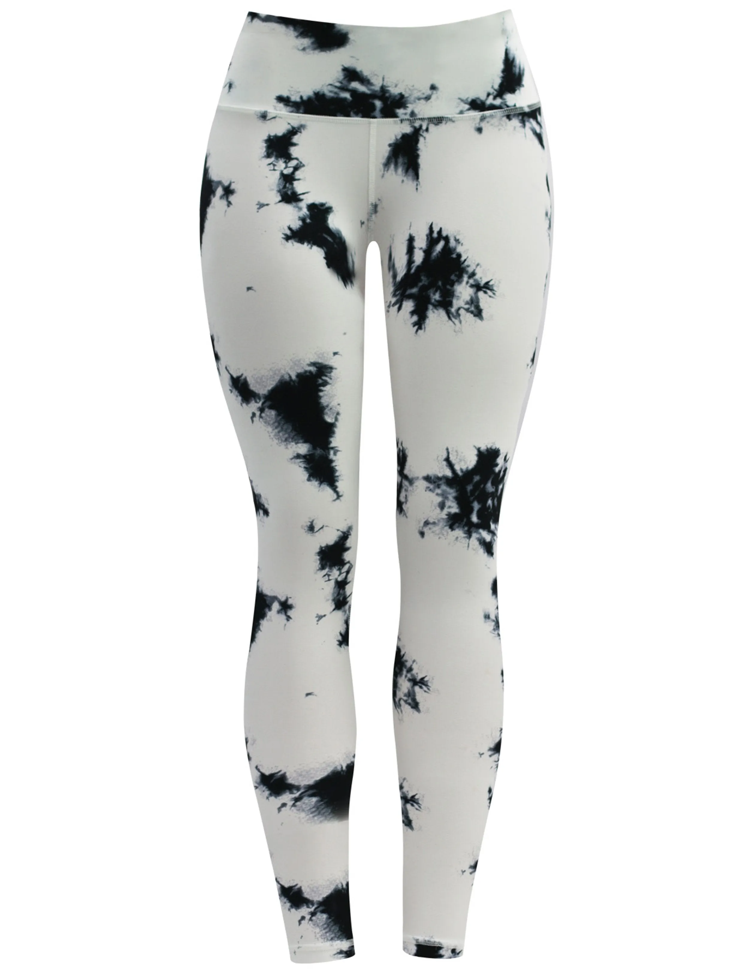 26" Printed Plus Size Pants whitemarble ins_Plus Size