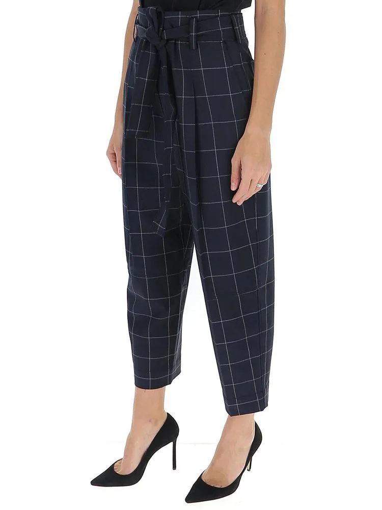 3.1 Phillip Lim Cropped Check Trousers