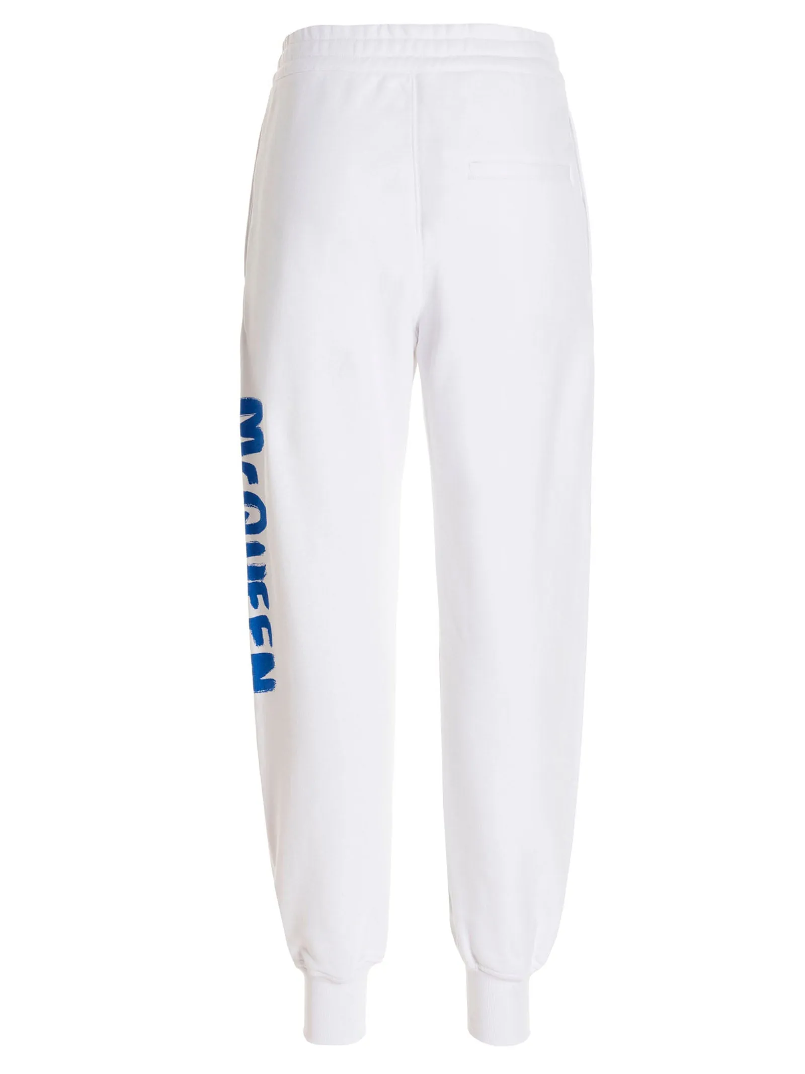 Alexander McQueen Logo Printed Cropped Track Trousers
