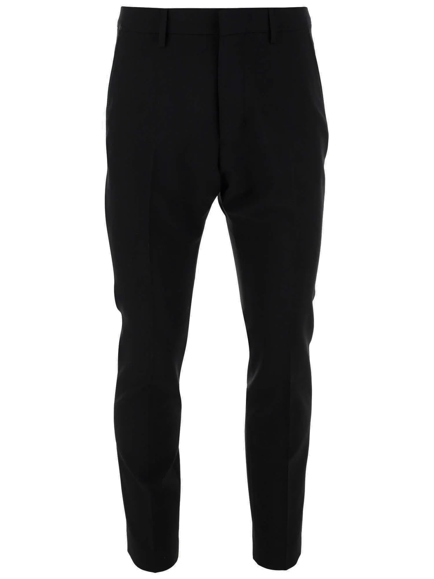 AMI Straight Leg Cropped Trousers
