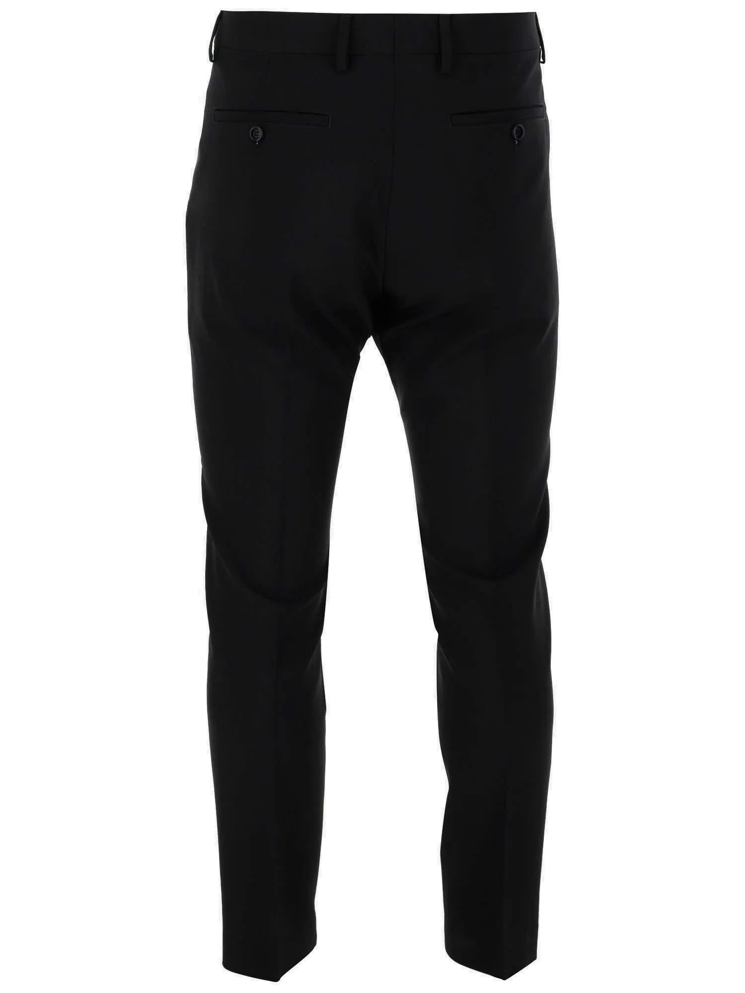 AMI Straight Leg Cropped Trousers