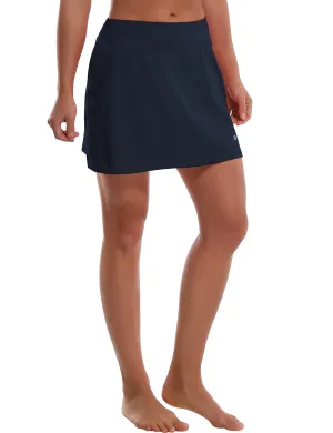 Athletic Tennis Golf Skort with Pocket Shorts darknavy