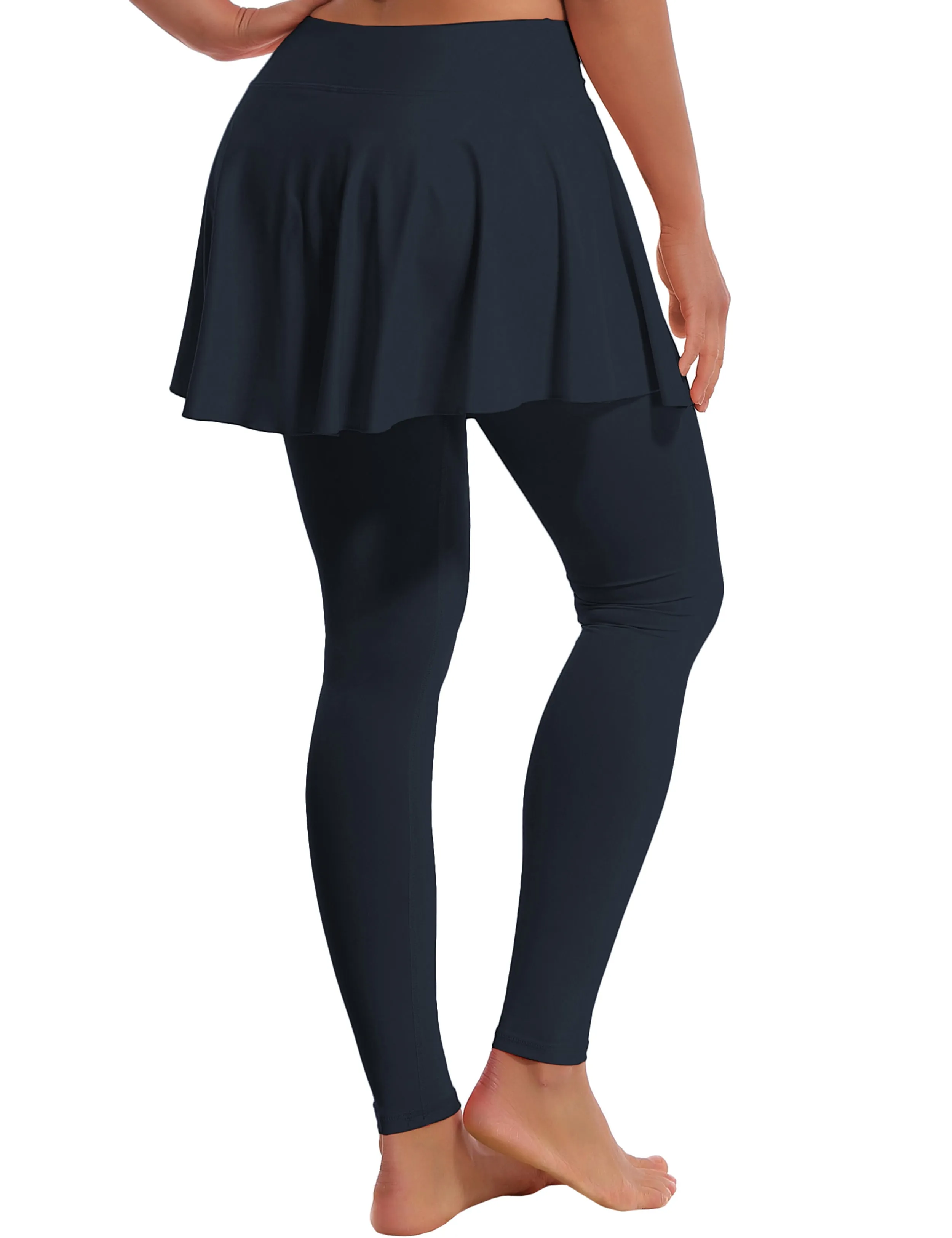 Athletic Tennis Golf Skort with Pocket Shorts darknavy_Tall Size