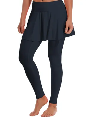 Athletic Tennis Golf Skort with Pocket Shorts darknavy_Tall Size