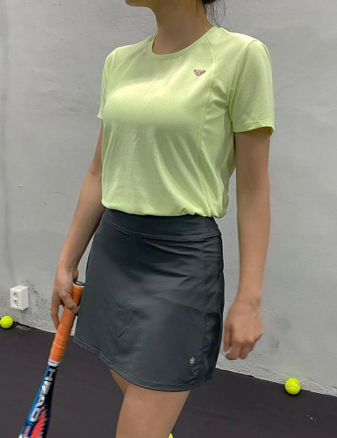 Athletic Tennis Golf Skort with Pockets Shorts shadowcharcoal ins_Pilates