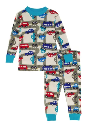Baby Boys 12-24M Printed Pattern Pajama Top and Pants