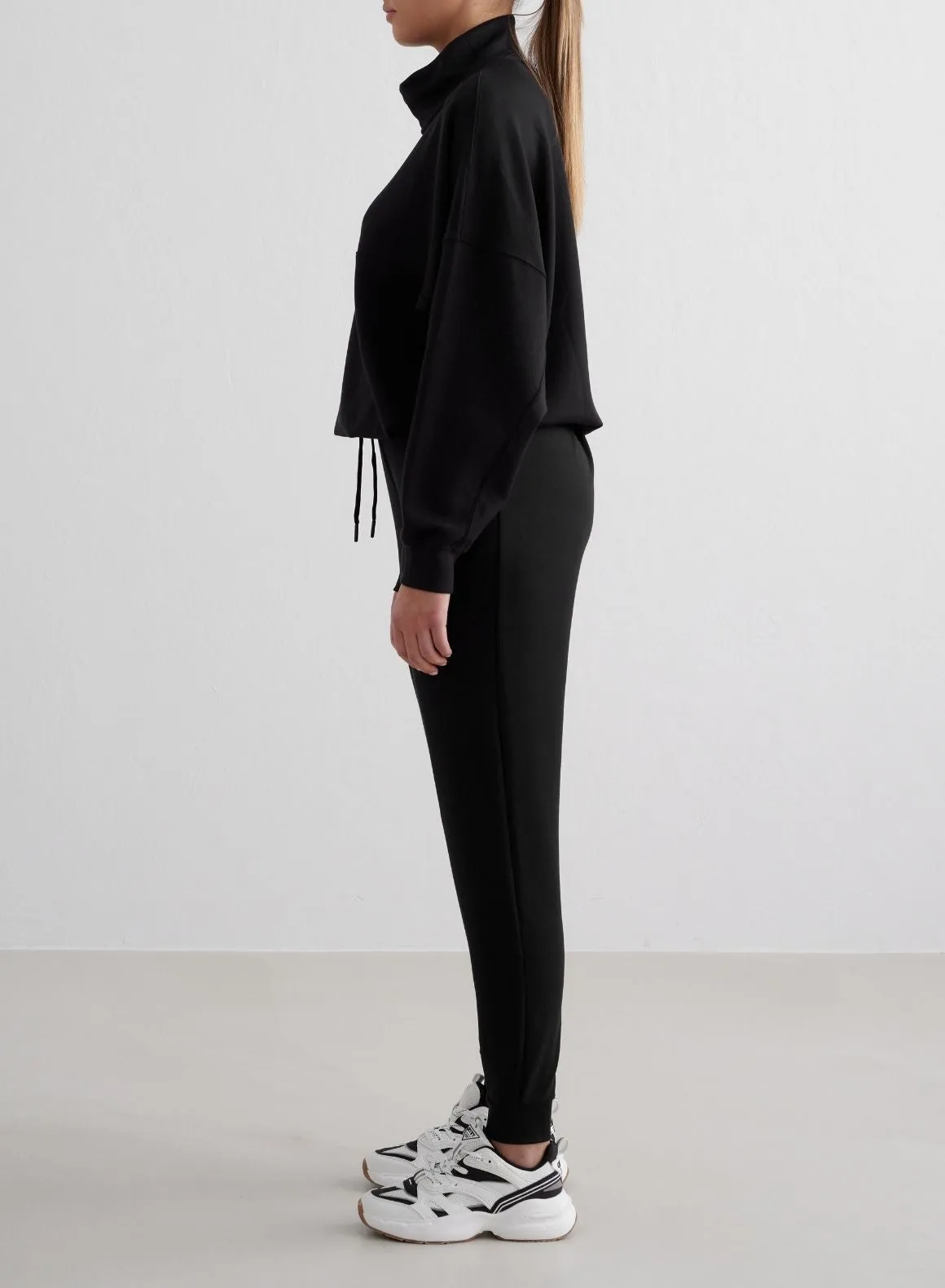 Black Comfy Modal Pants