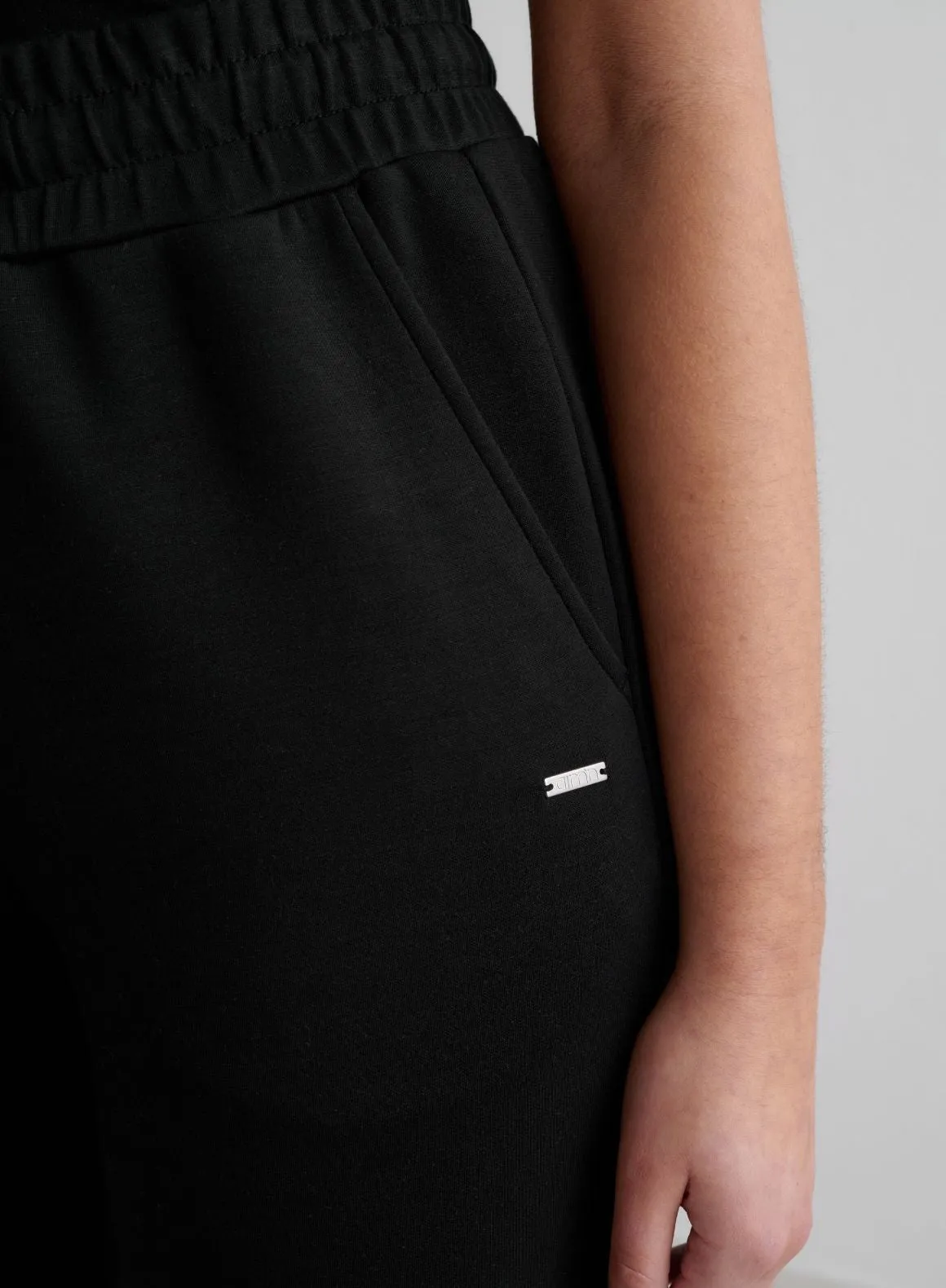 Black Comfy Modal Pants