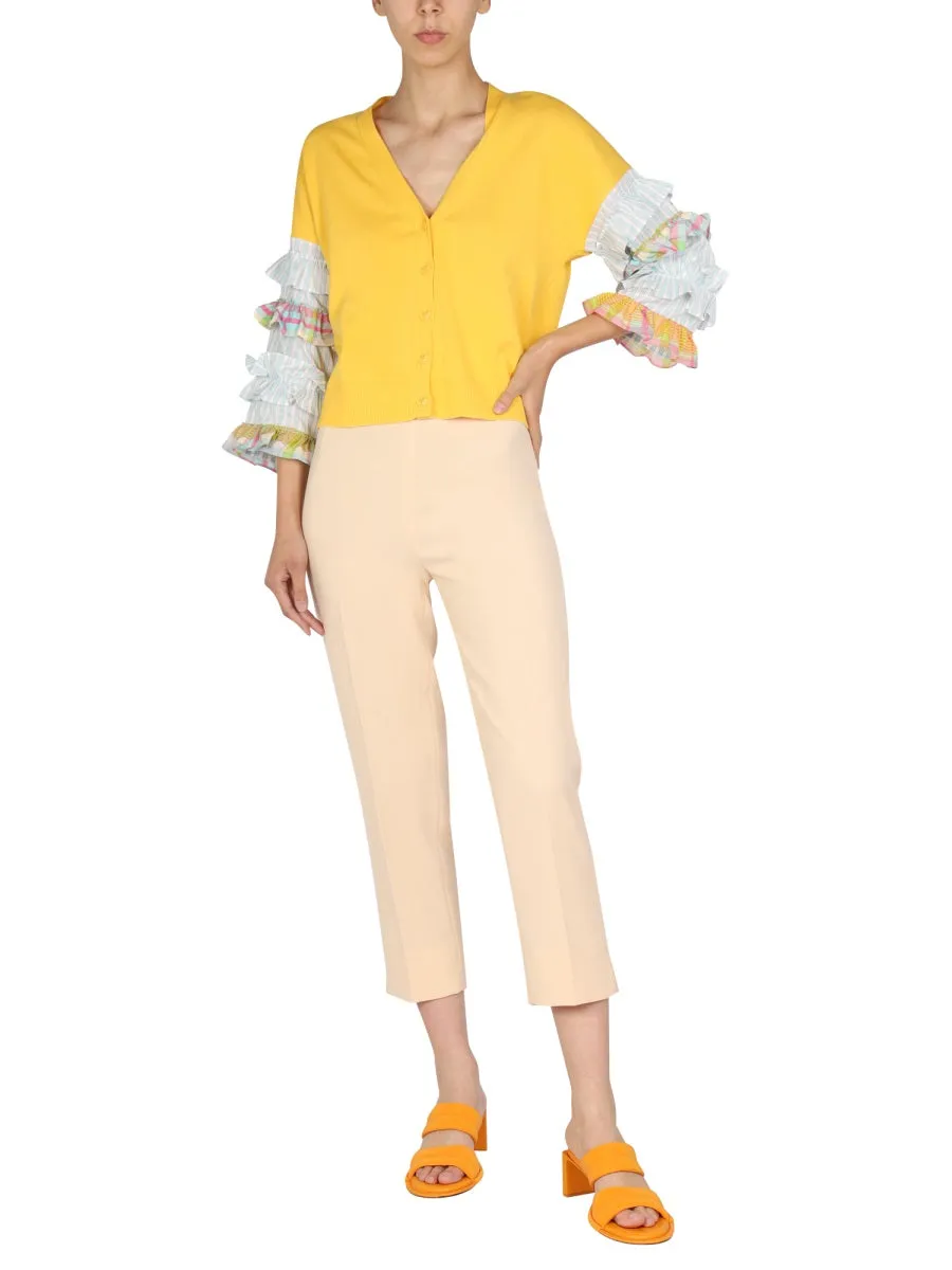 Boutique Moschino Straight Leg Cropped Pants