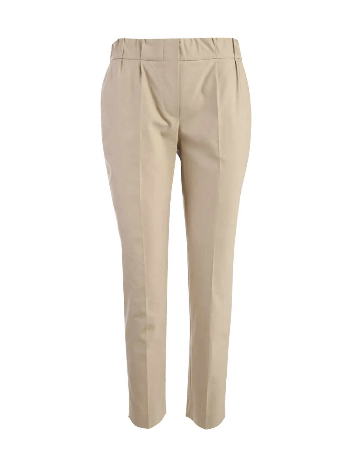 Brunello Cucinelli Cropped Pleated Trousers