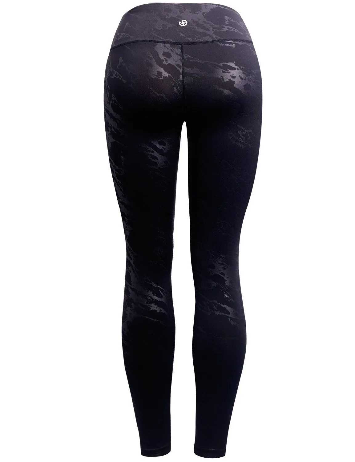 BUBBLELIME 78P/22S Embossed Pattern Yoga Pants 22" /26" inseam_yoga