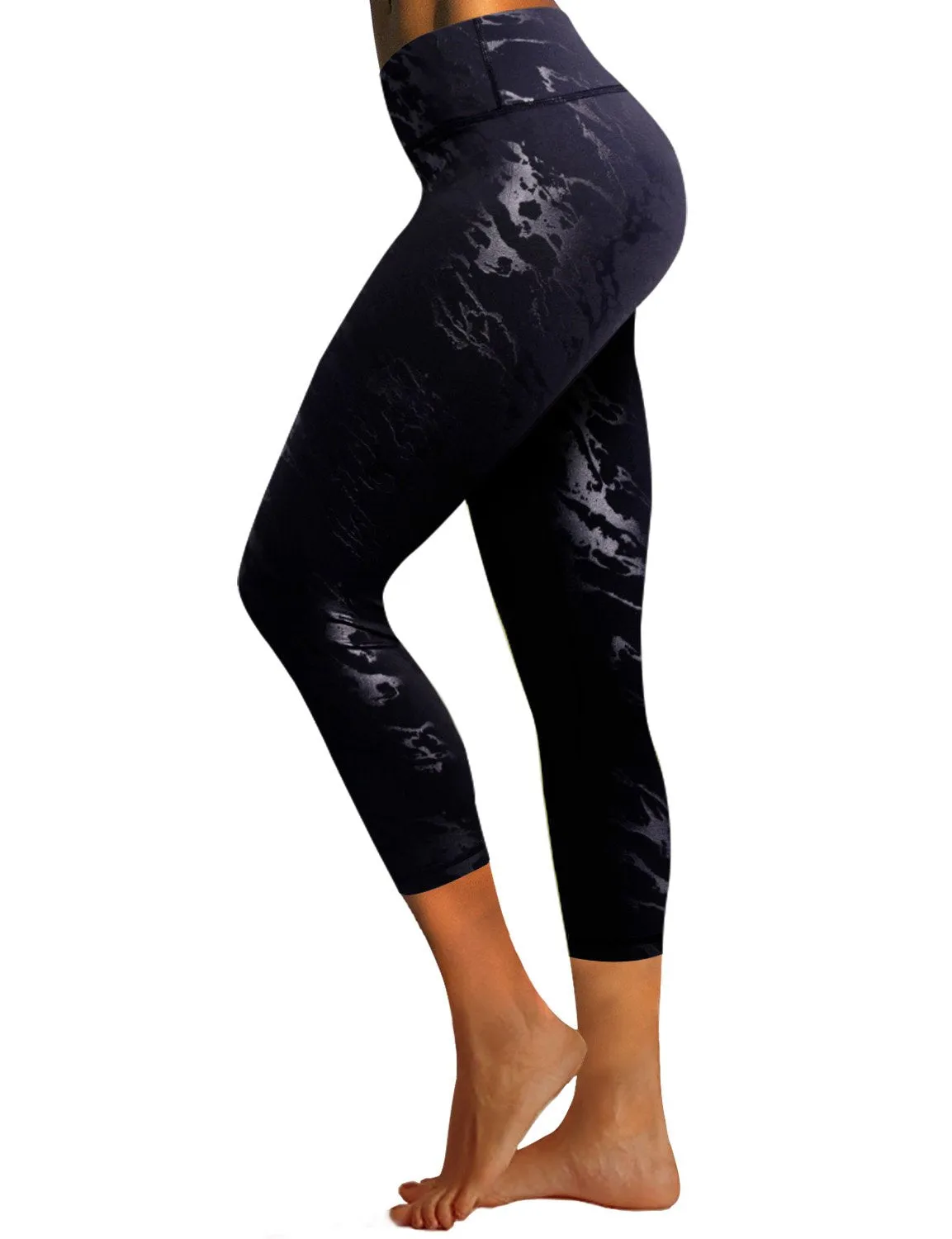 BUBBLELIME 78P/22S Embossed Pattern Yoga Pants 22" /26" inseam_yoga