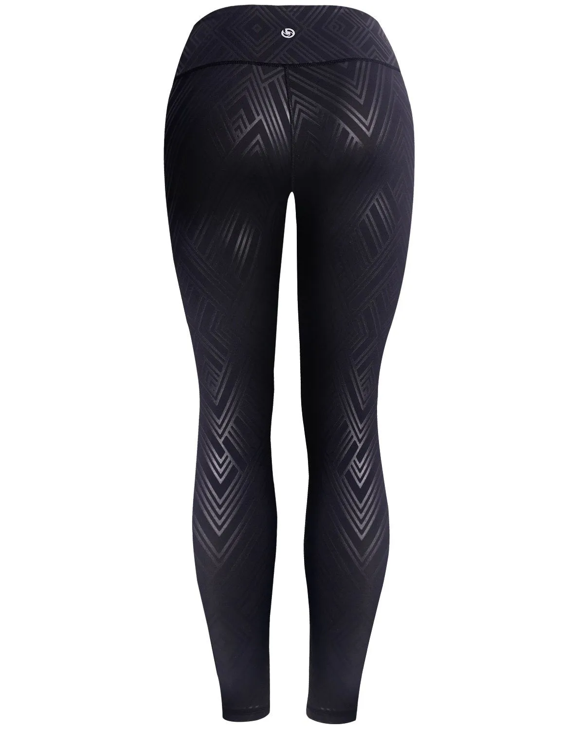 BUBBLELIME 78P/22S Embossed Pattern Yoga Pants 22" /26" inseam_yoga