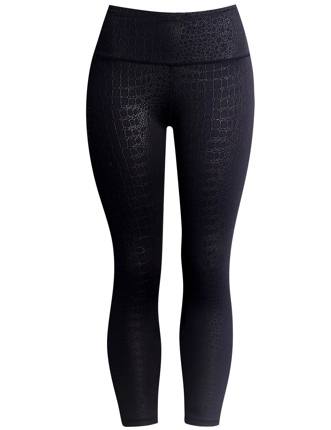 BUBBLELIME 78P/22S Embossed Pattern Yoga Pants 22" /26" inseam_yoga