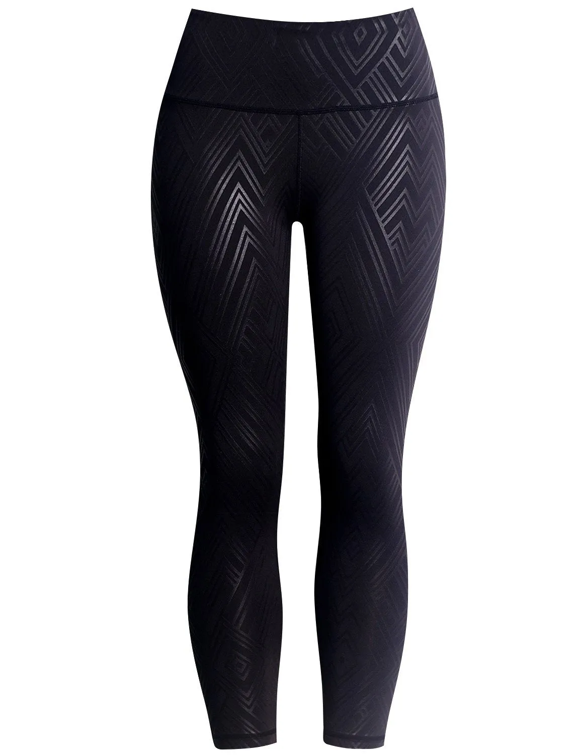 BUBBLELIME 78P/22S Embossed Pattern Yoga Pants 22" /26" inseam_yoga