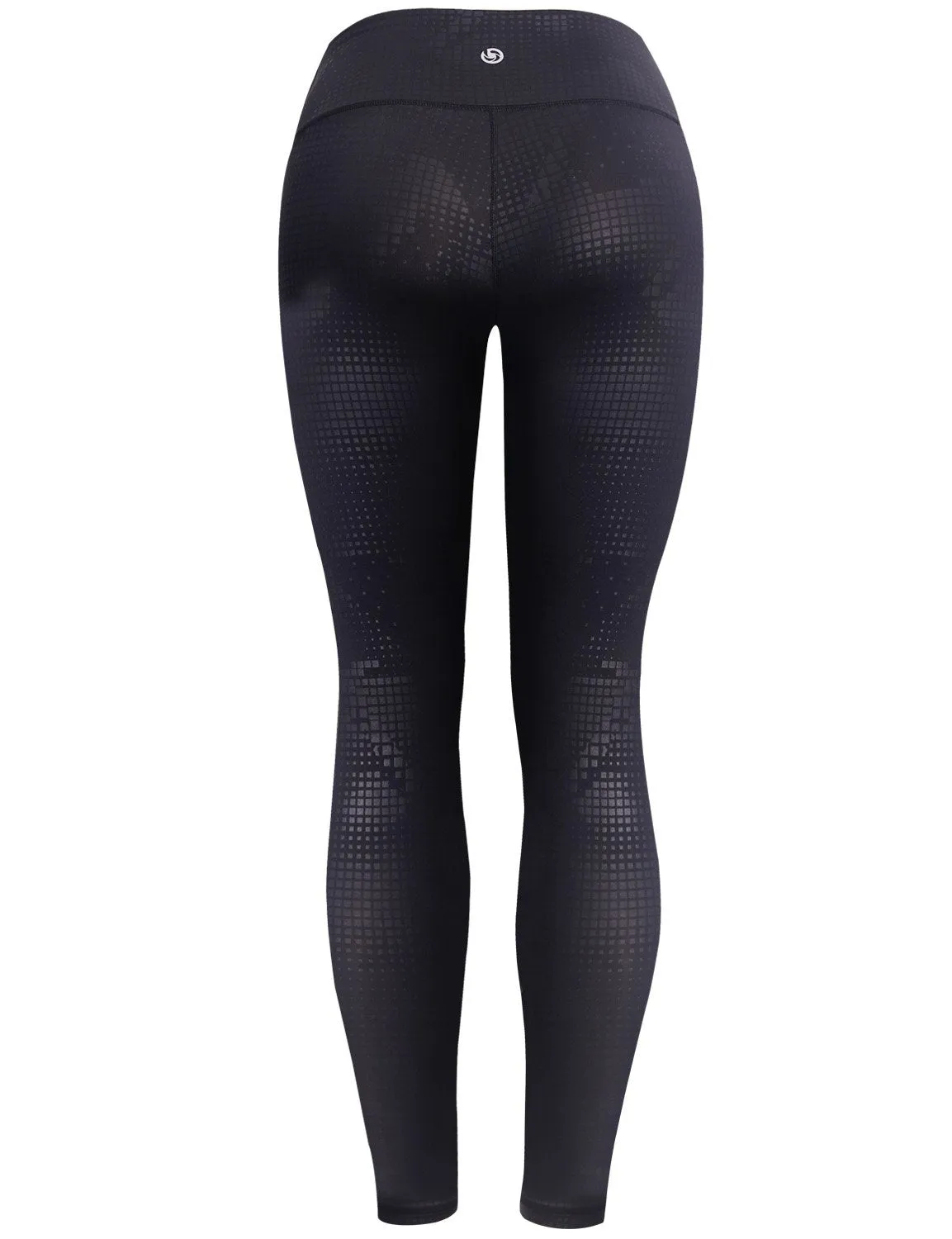 BUBBLELIME 78P/22S Embossed Pattern Yoga Pants 22" /26" inseam_yoga