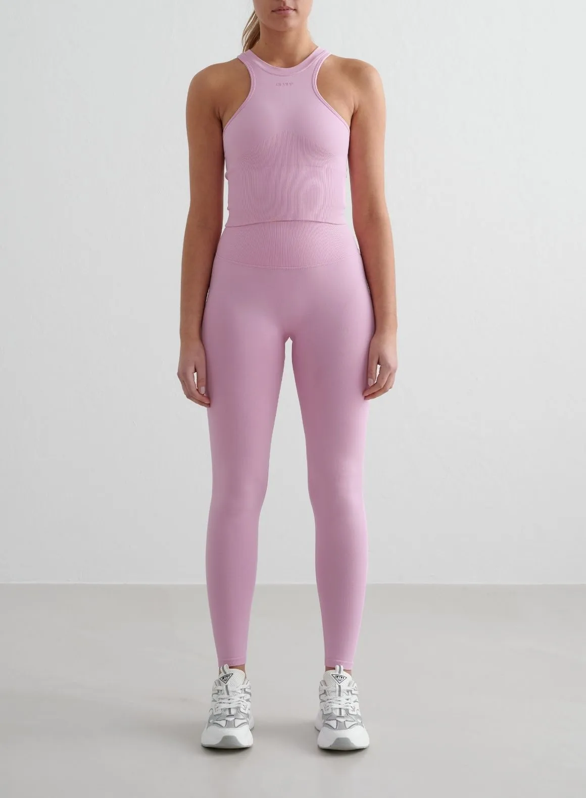 Cotton Candy Shape Seamless Racerfront Top