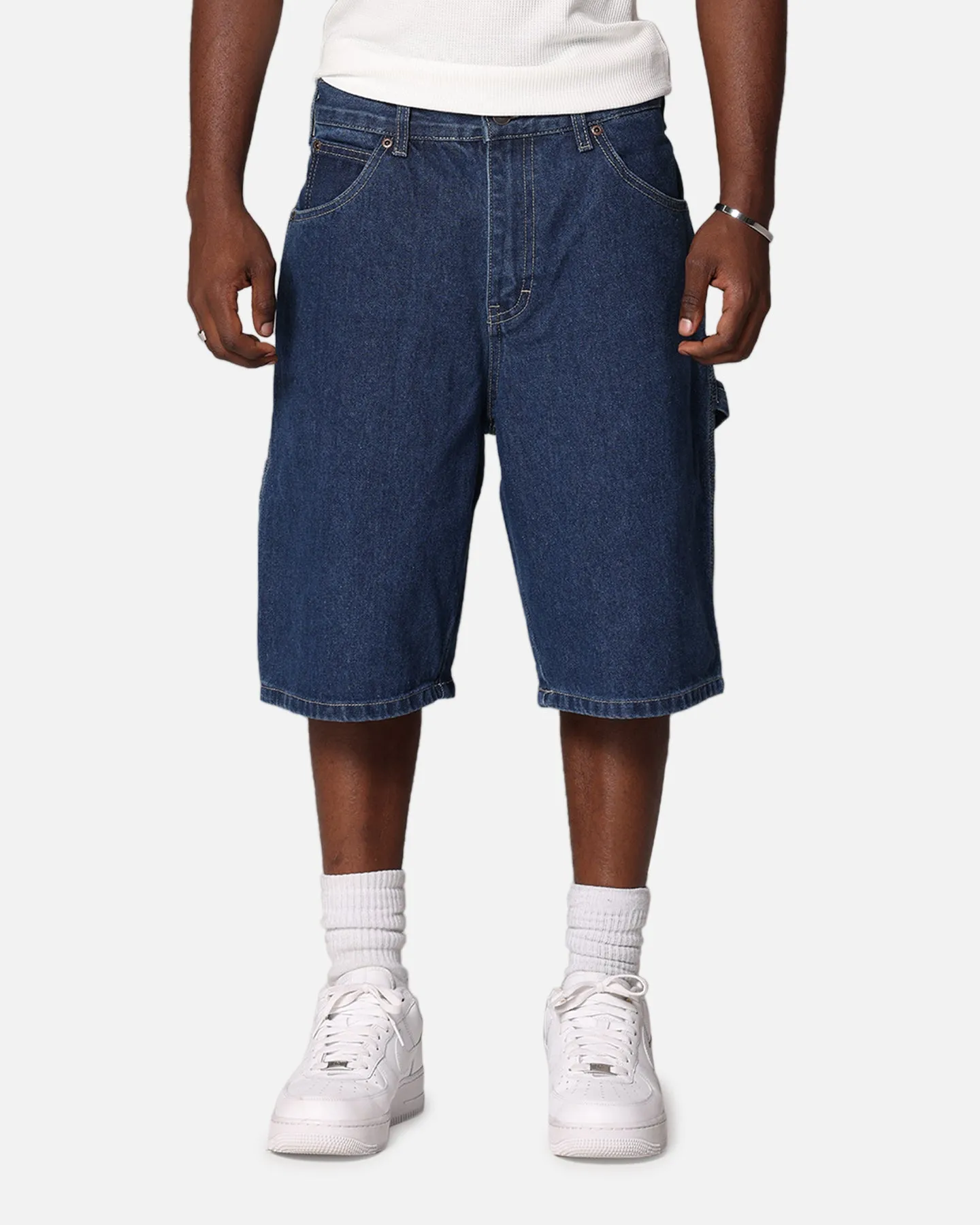 Dickies Relaxed Fit Carpenter Shorts Stone Washed Indigo