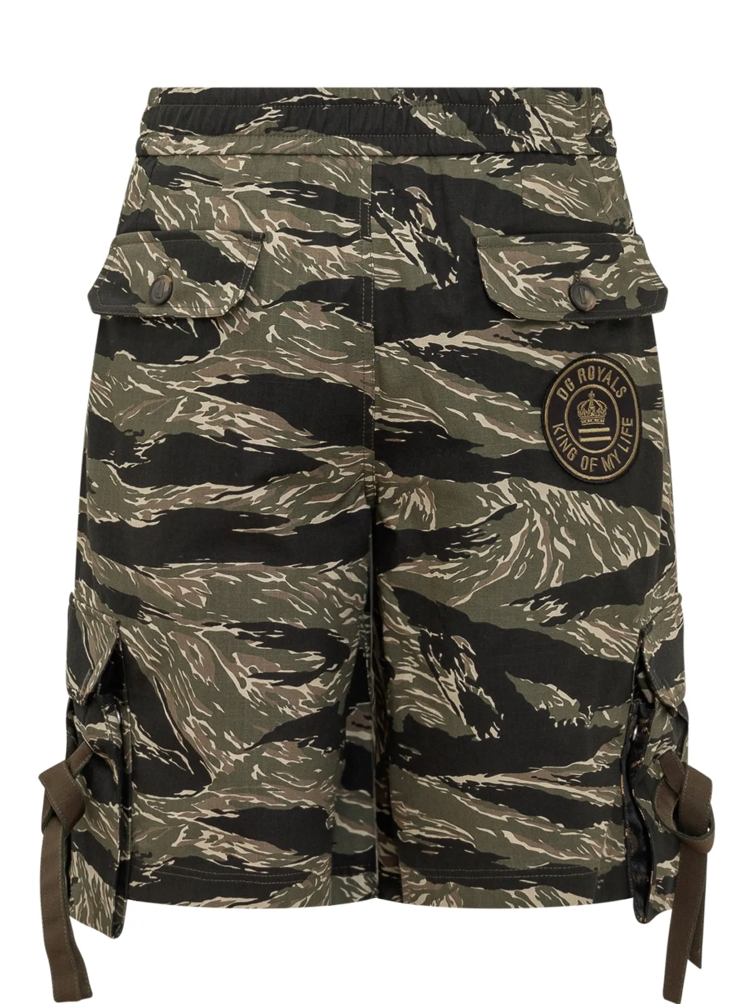 Dolce & Gabbana Camouflage Print Shorts