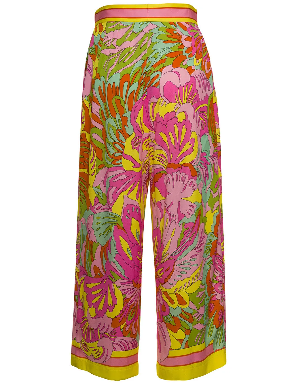 Dolce & Gabbana Flora Print Cropped Culottes