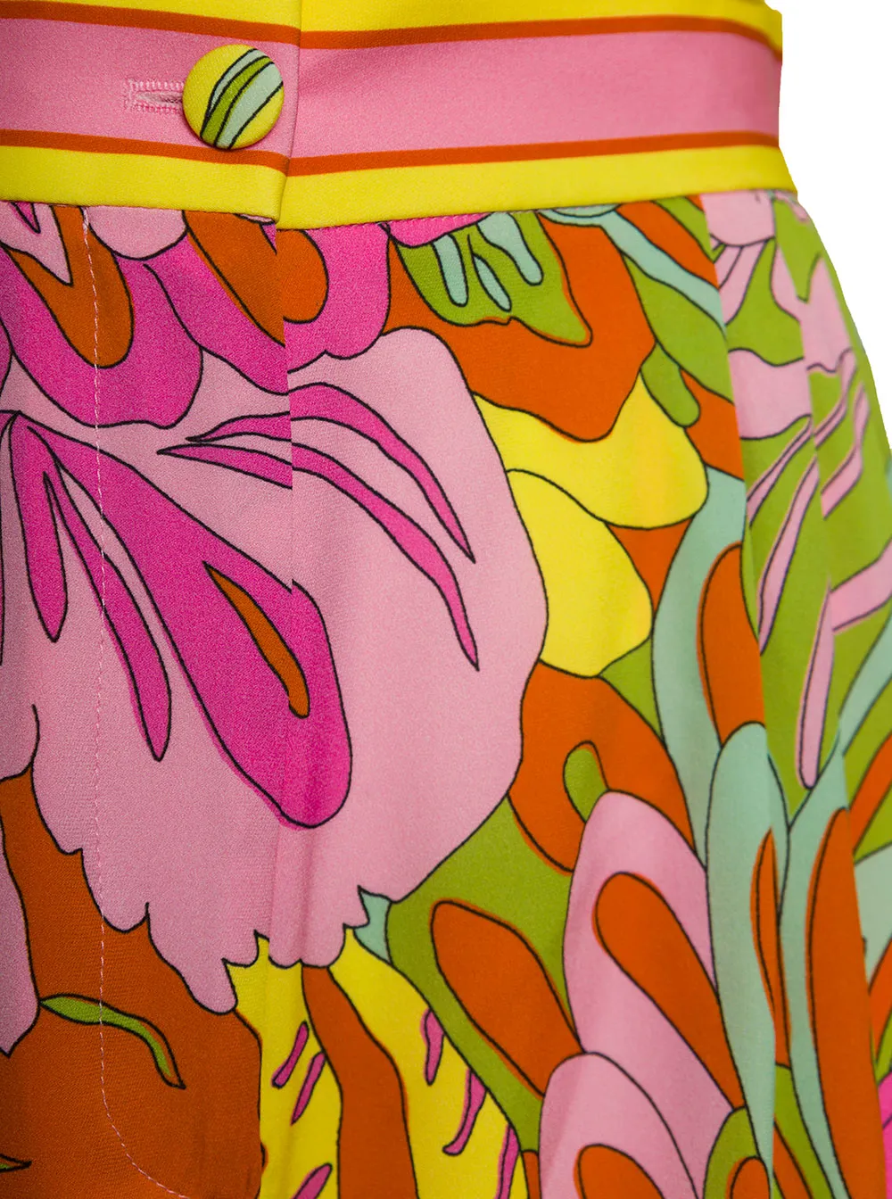 Dolce & Gabbana Flora Print Cropped Culottes