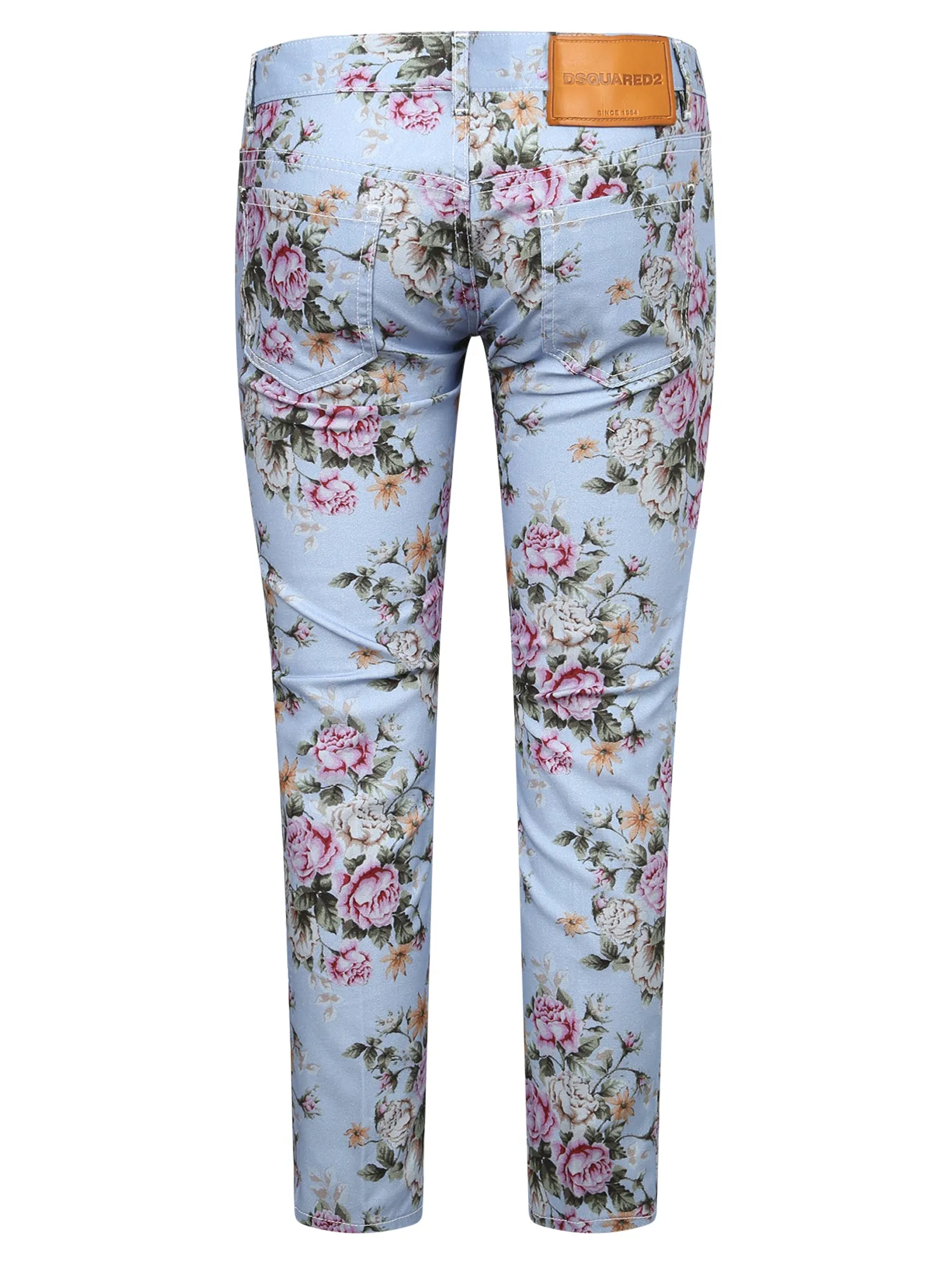 Dsquared2 Floral Print Cropped Trousers