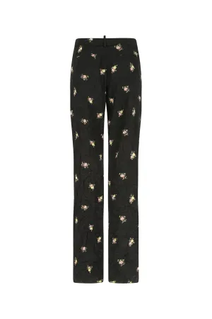 Dsquared2 Floral Printed Straight-Leg Pants