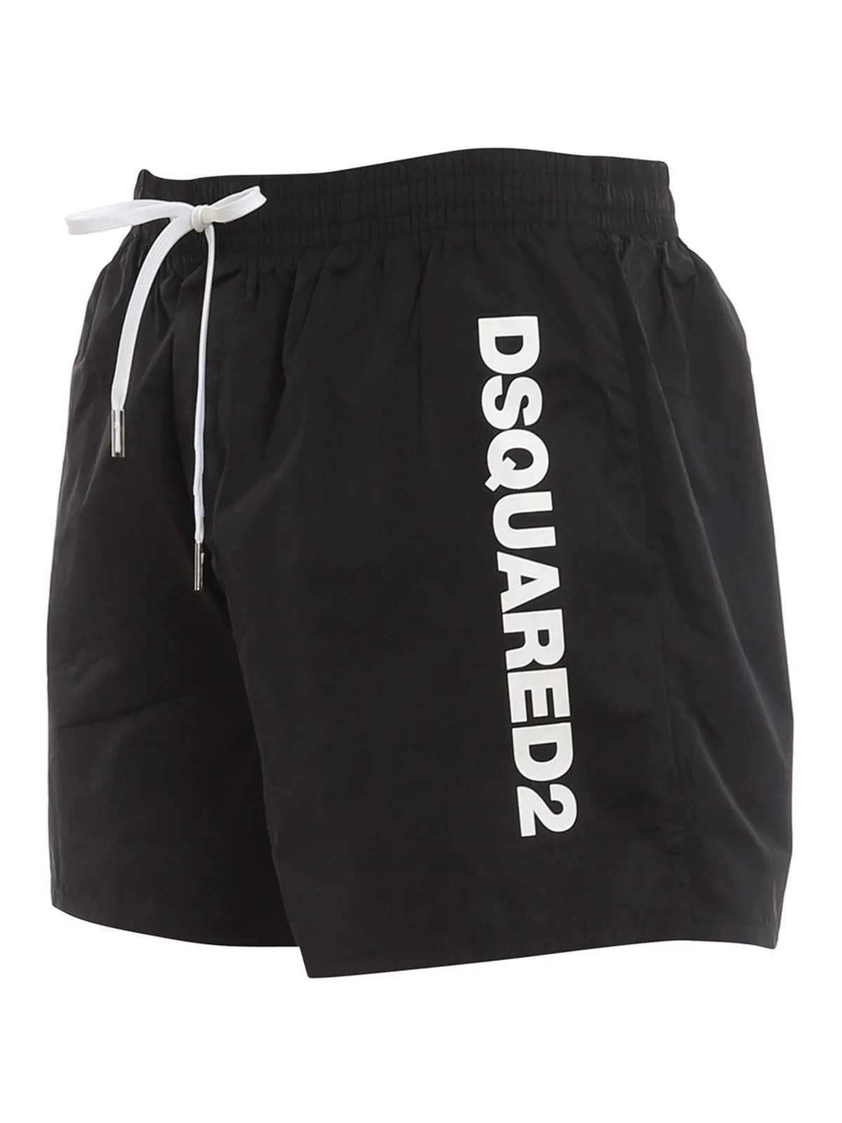 Dsquared2 Logo Printed Drawstring Swim Shorts