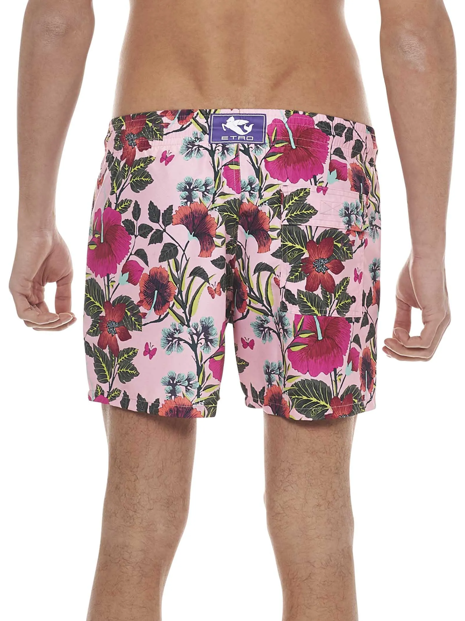 Etro Floral Printed Drawstring Swim Shorts