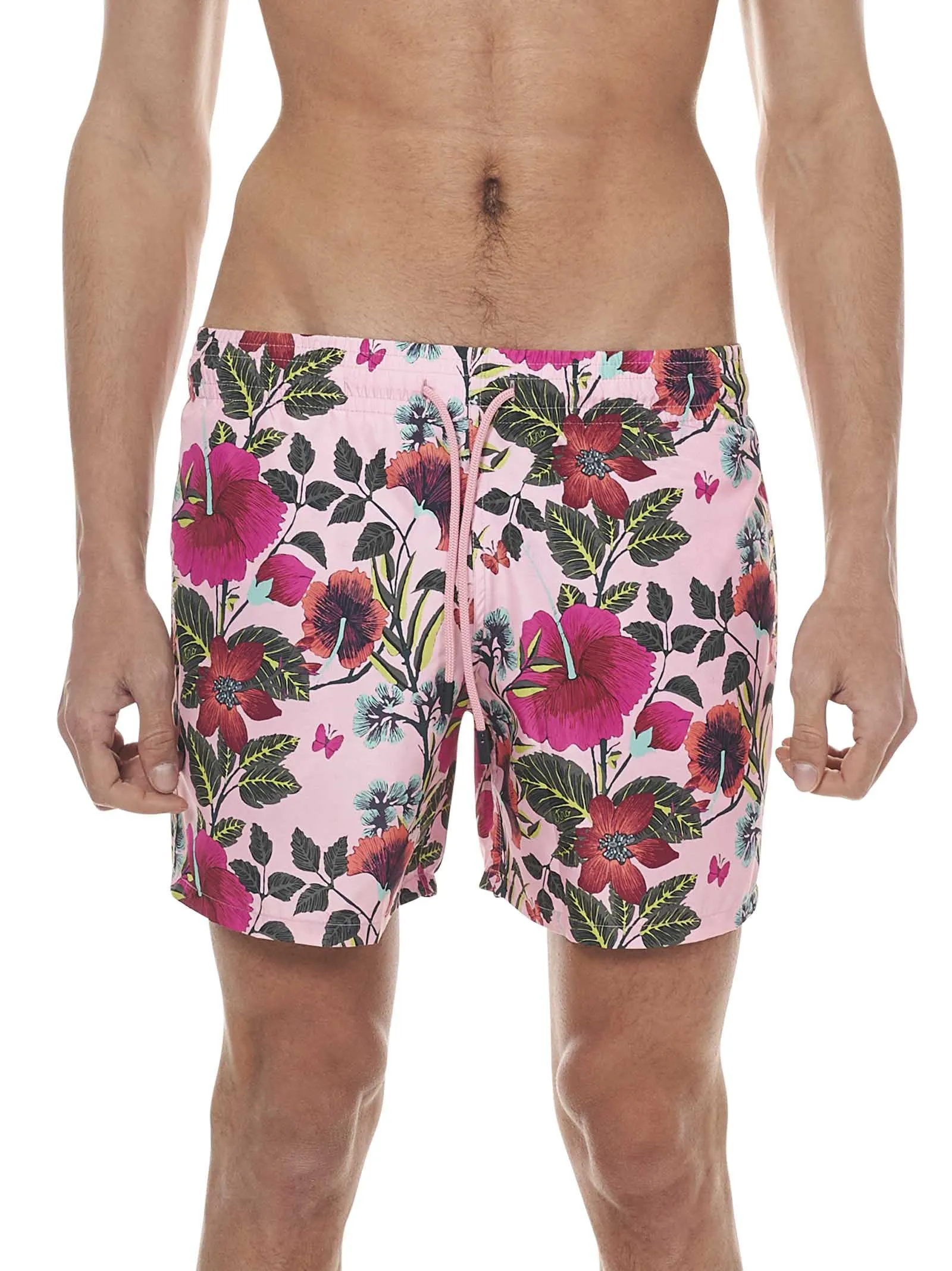 Etro Floral Printed Drawstring Swim Shorts