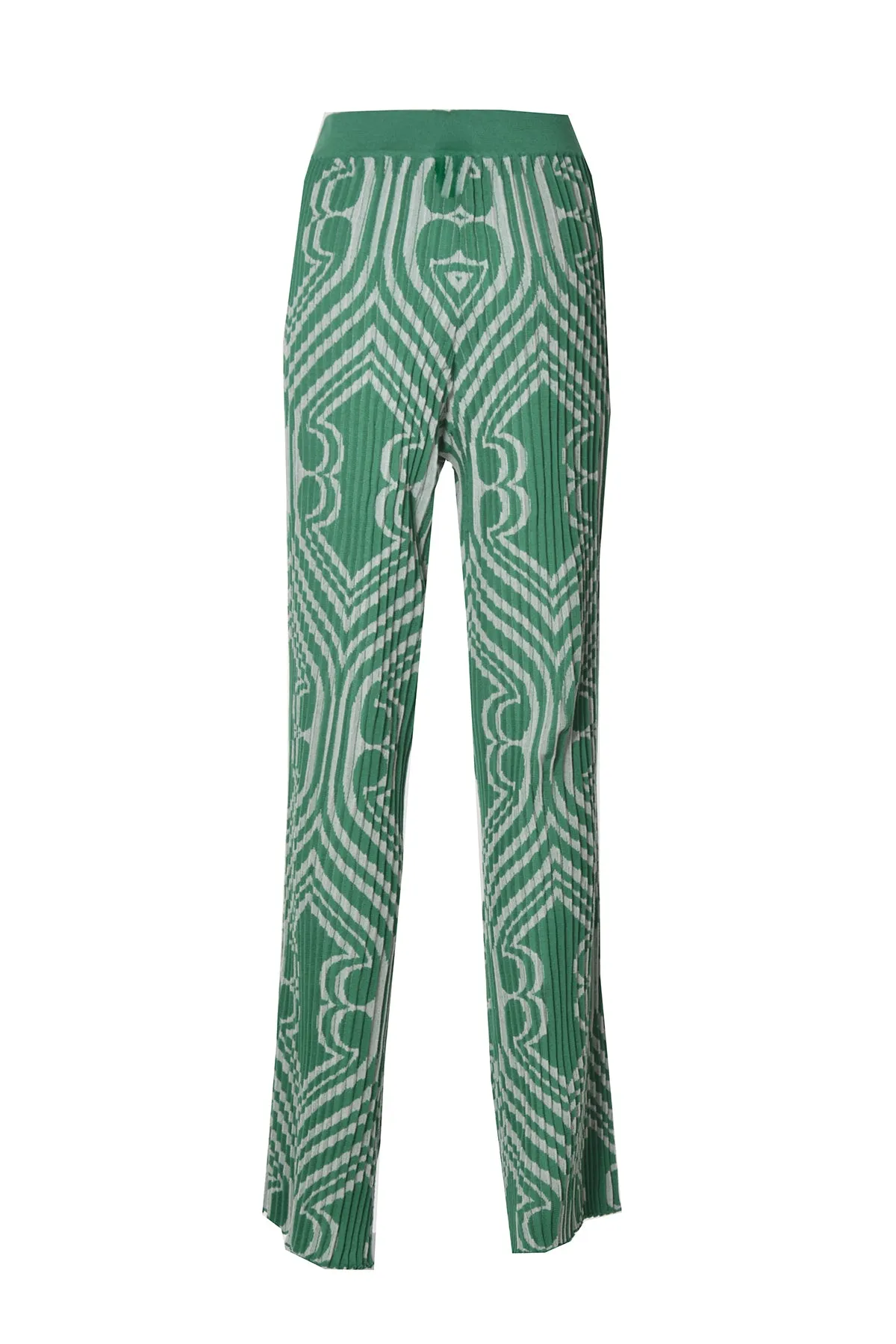 Etro Jacquard Pleated Flared Pants