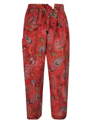Etro Paisley Printed Cropped Pants