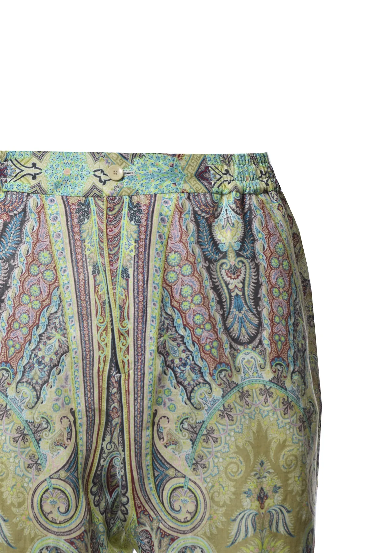 Etro Paisley Printed Straight Leg Trousers