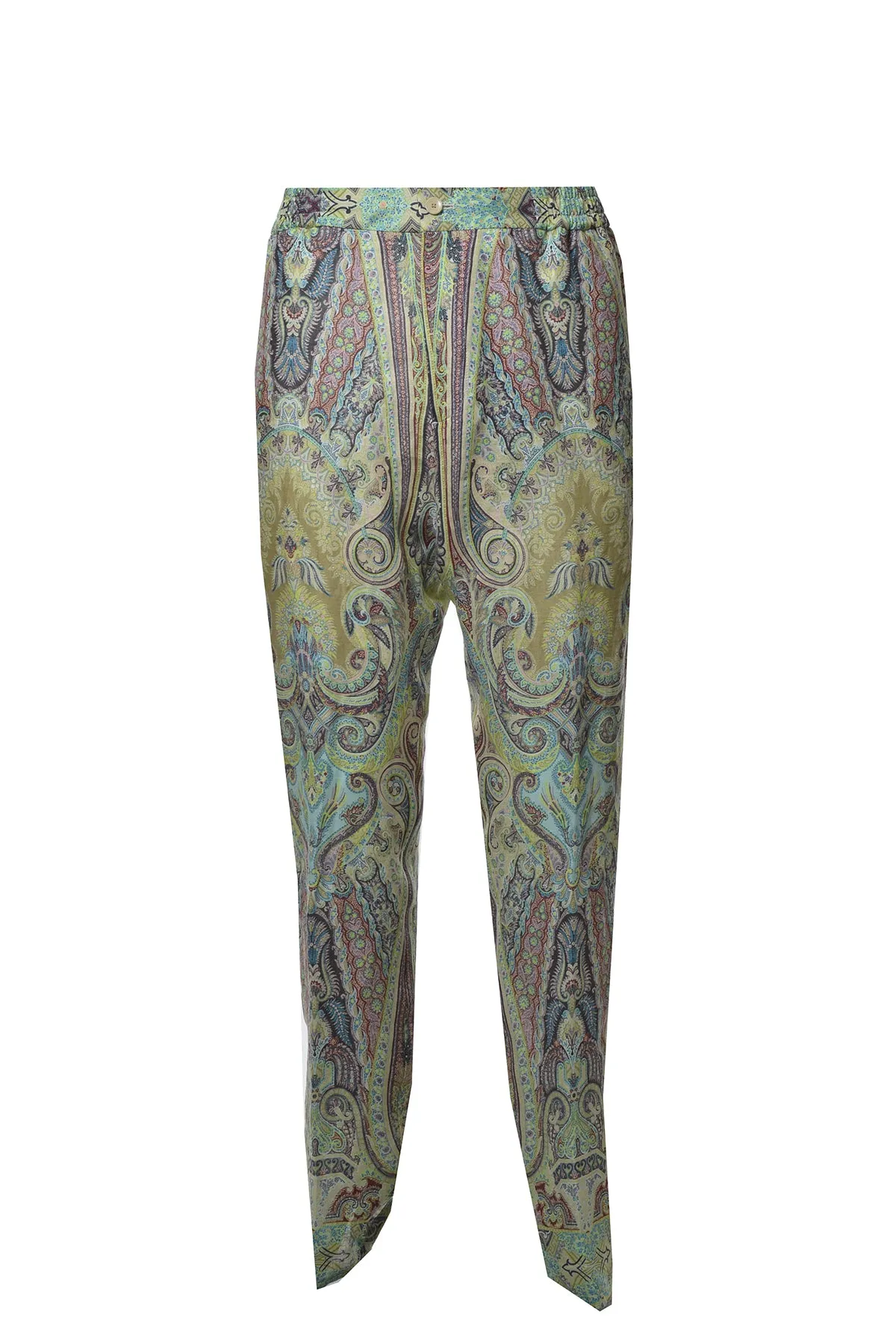 Etro Paisley Printed Straight Leg Trousers