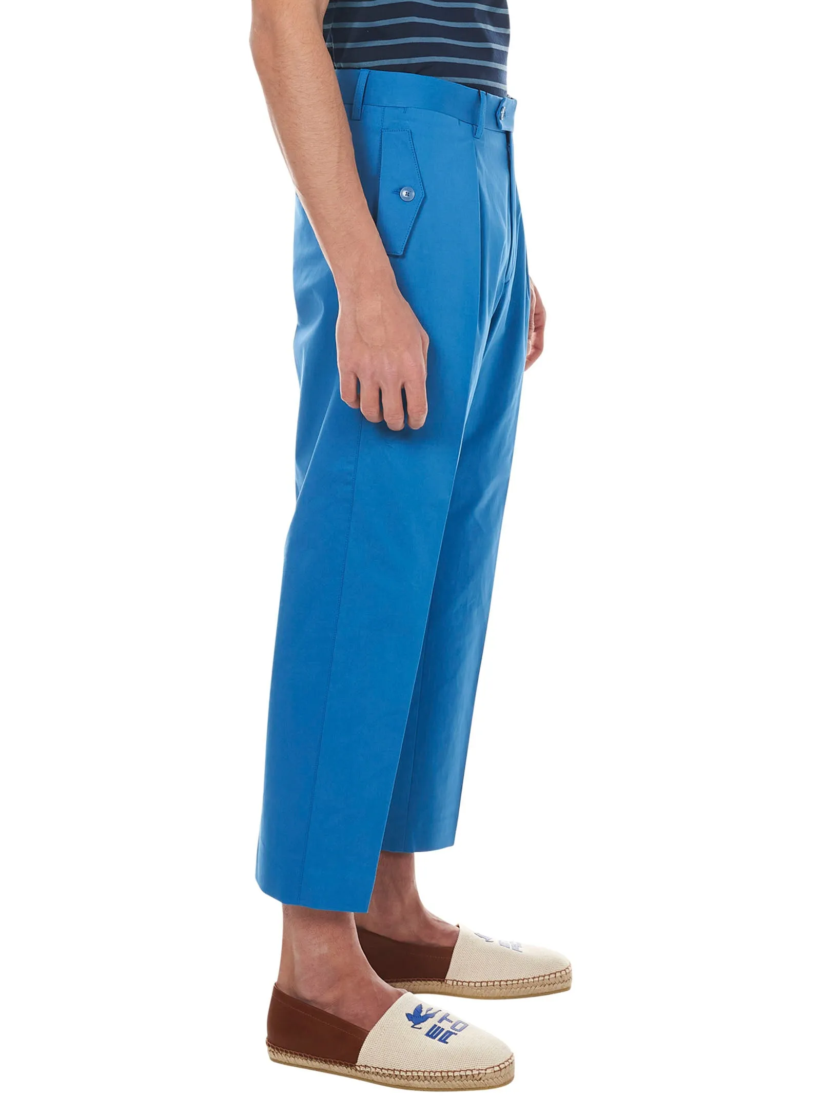 Etro Straight Leg Cropped Pants
