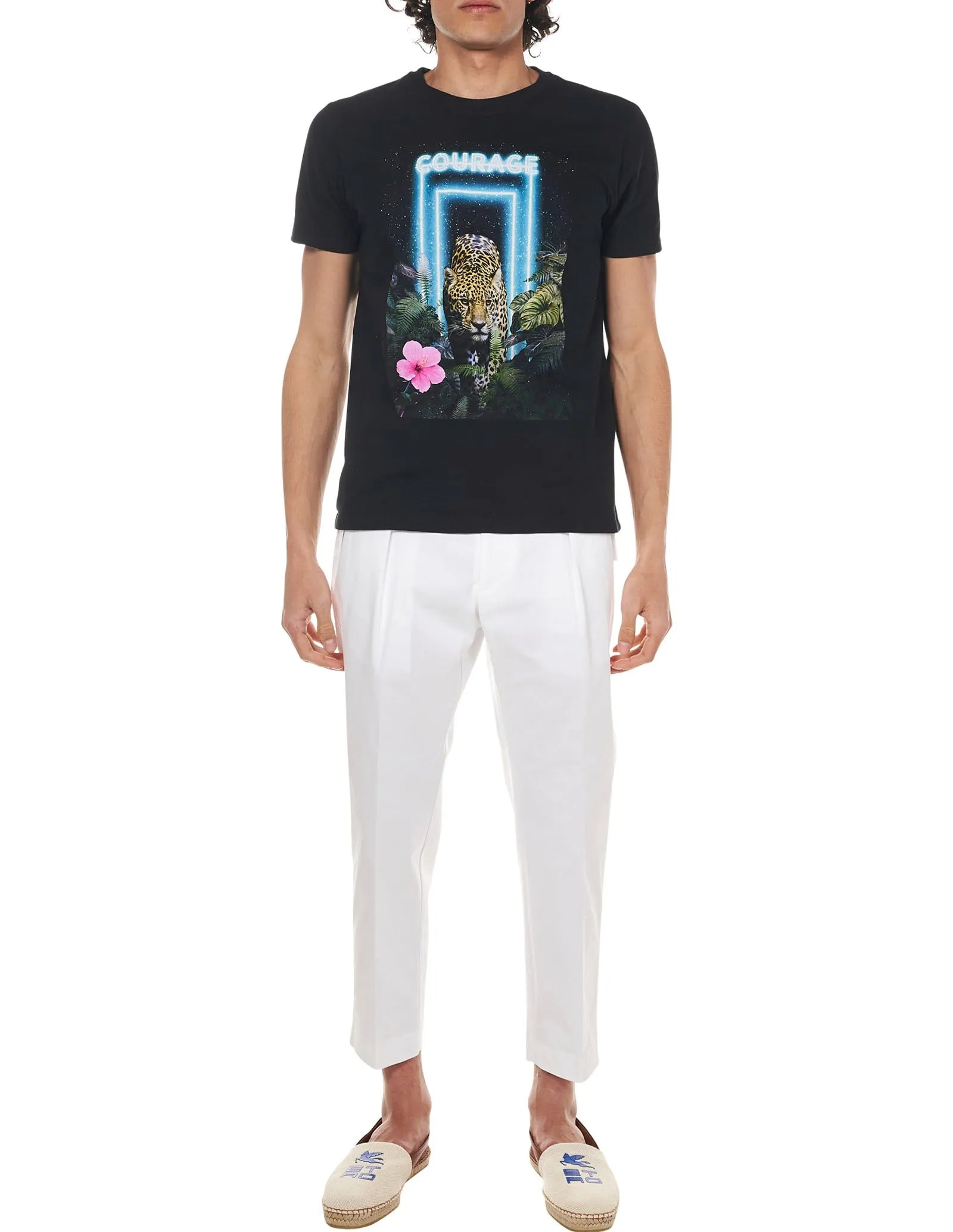 Etro Straight Leg Cropped Pants