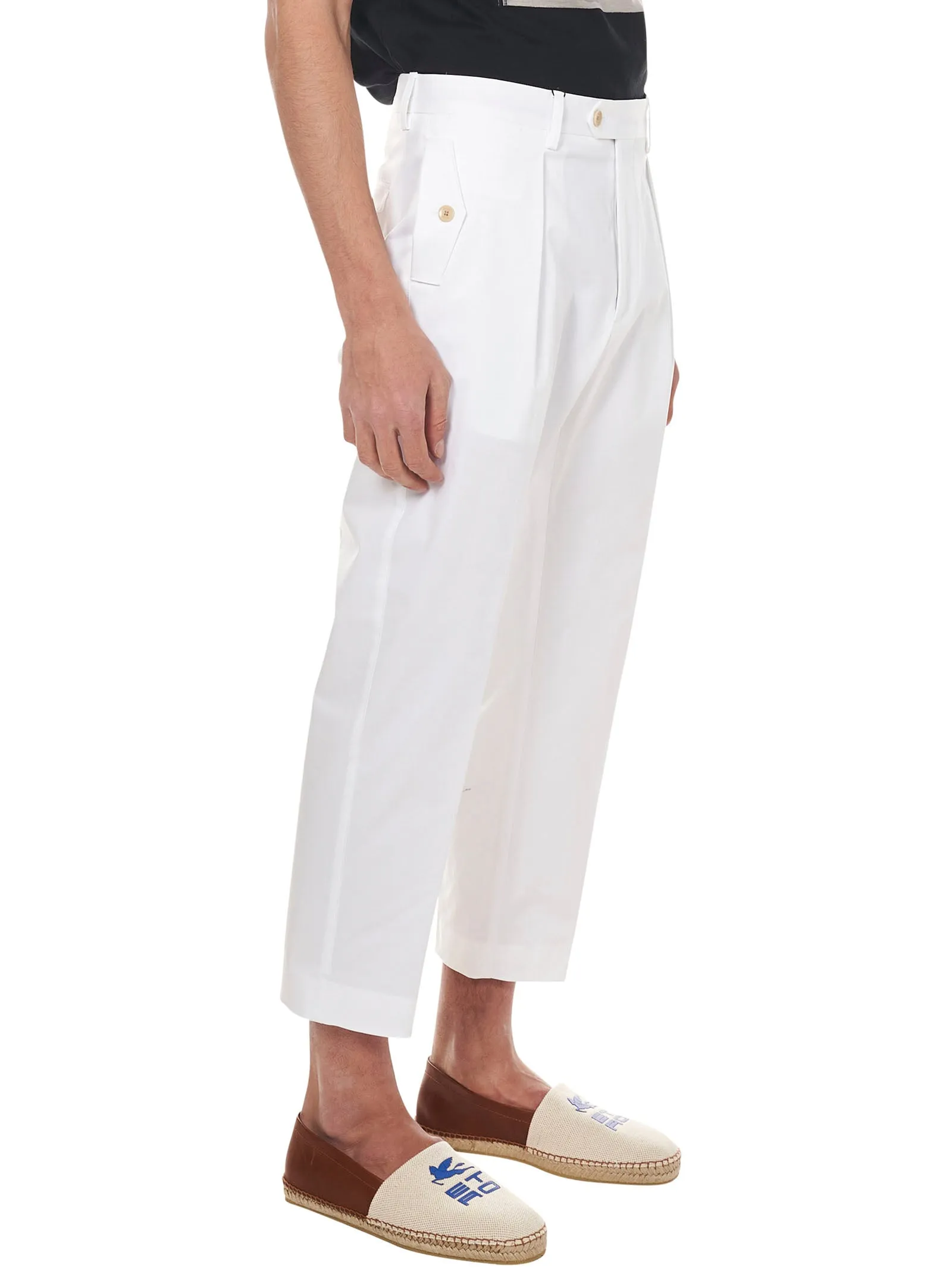 Etro Straight Leg Cropped Pants