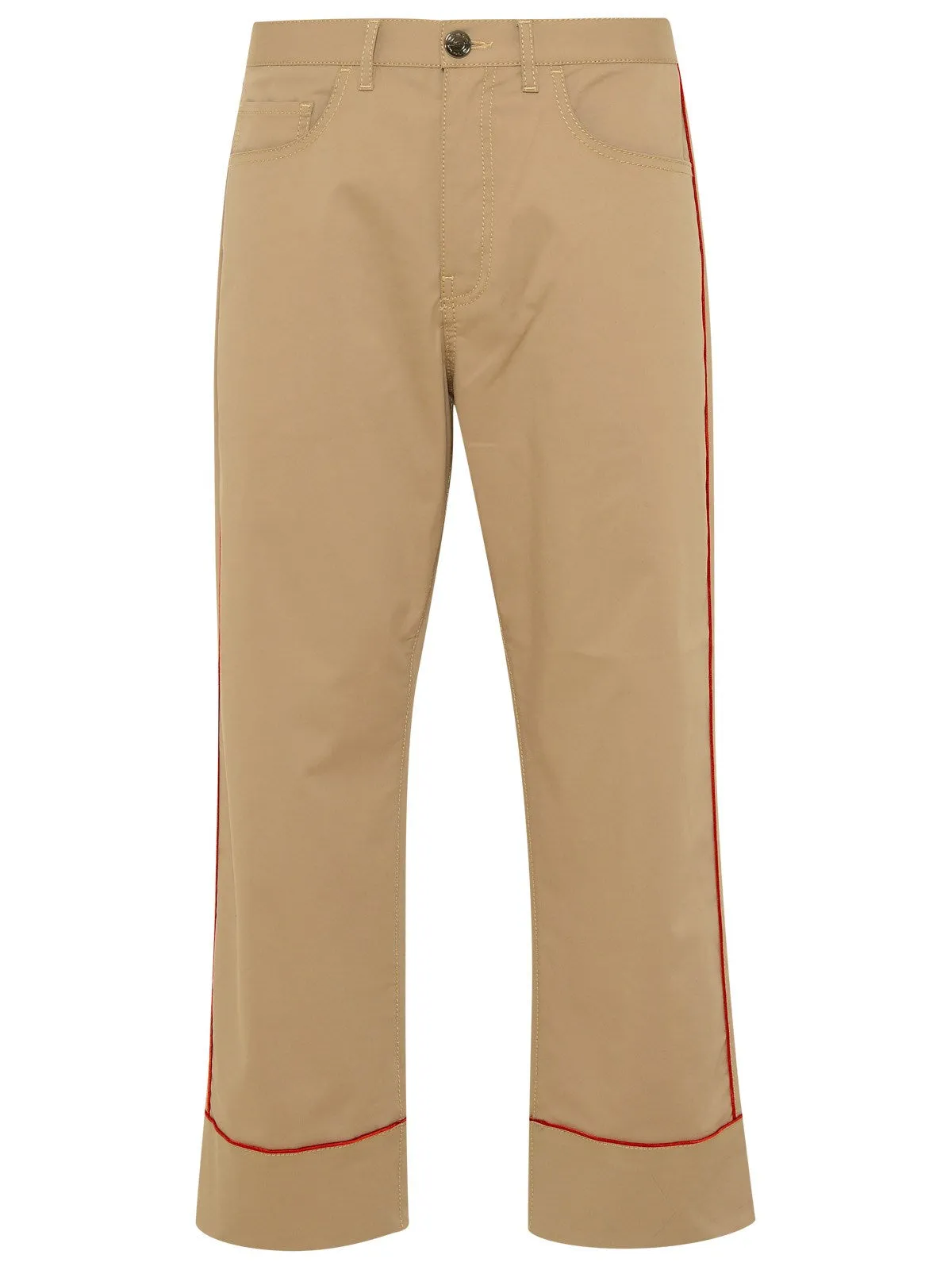 Etro Turn-Up Hem Cropped Pants