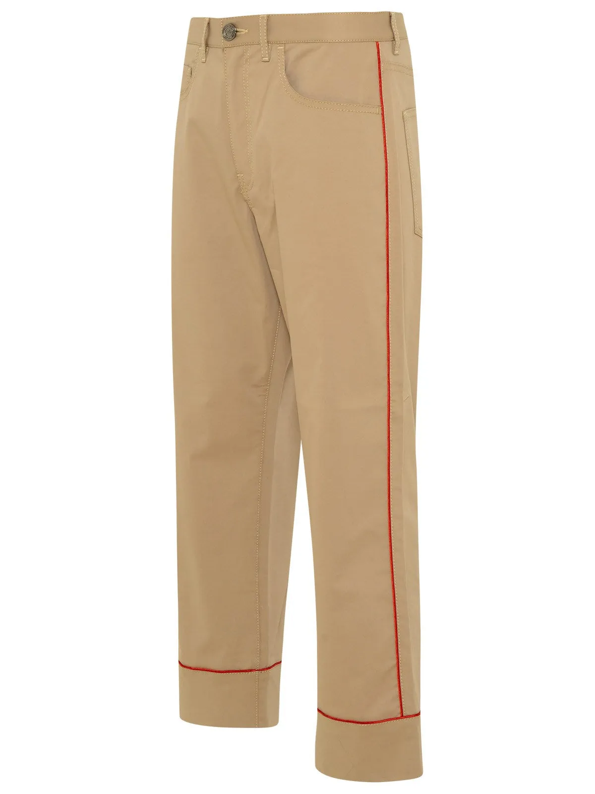 Etro Turn-Up Hem Cropped Pants