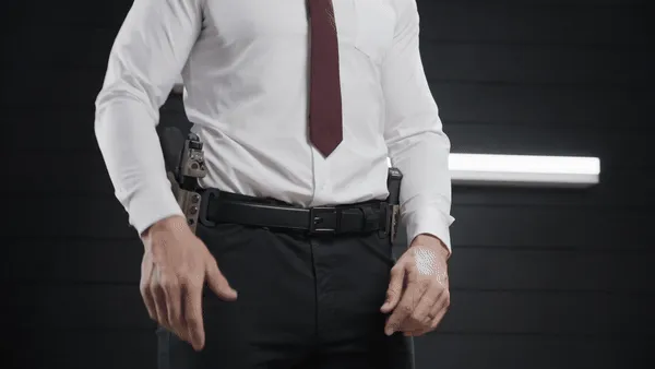EXECUTIVE PROTECTION TAN ARMORTEK BELT 1.5": COMPLETE KIT
