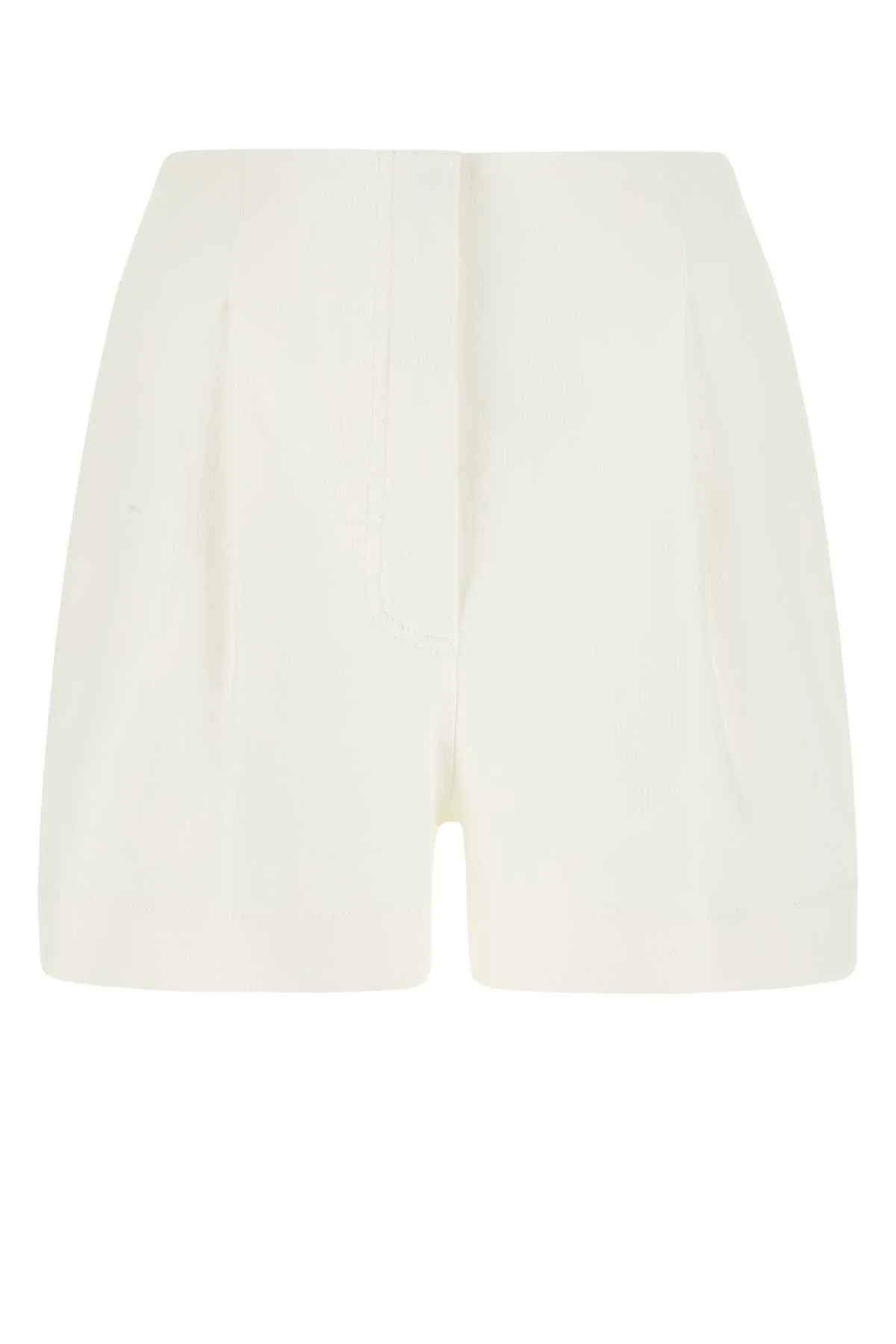 Fendi Logo Embossed Flared Shorts