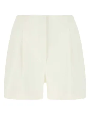 Fendi Logo Embossed Flared Shorts