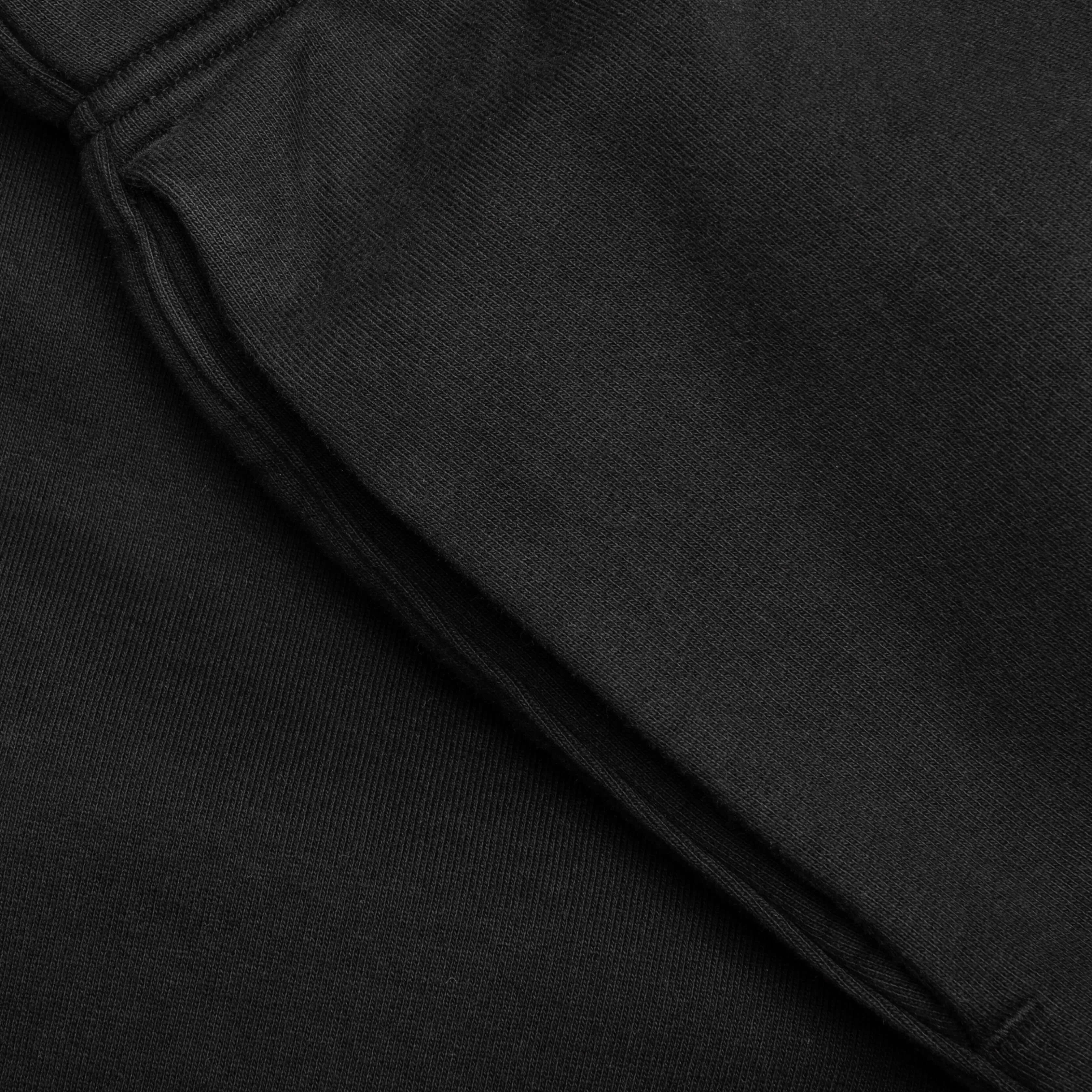 Heavy Fleece Soccer Short - Black