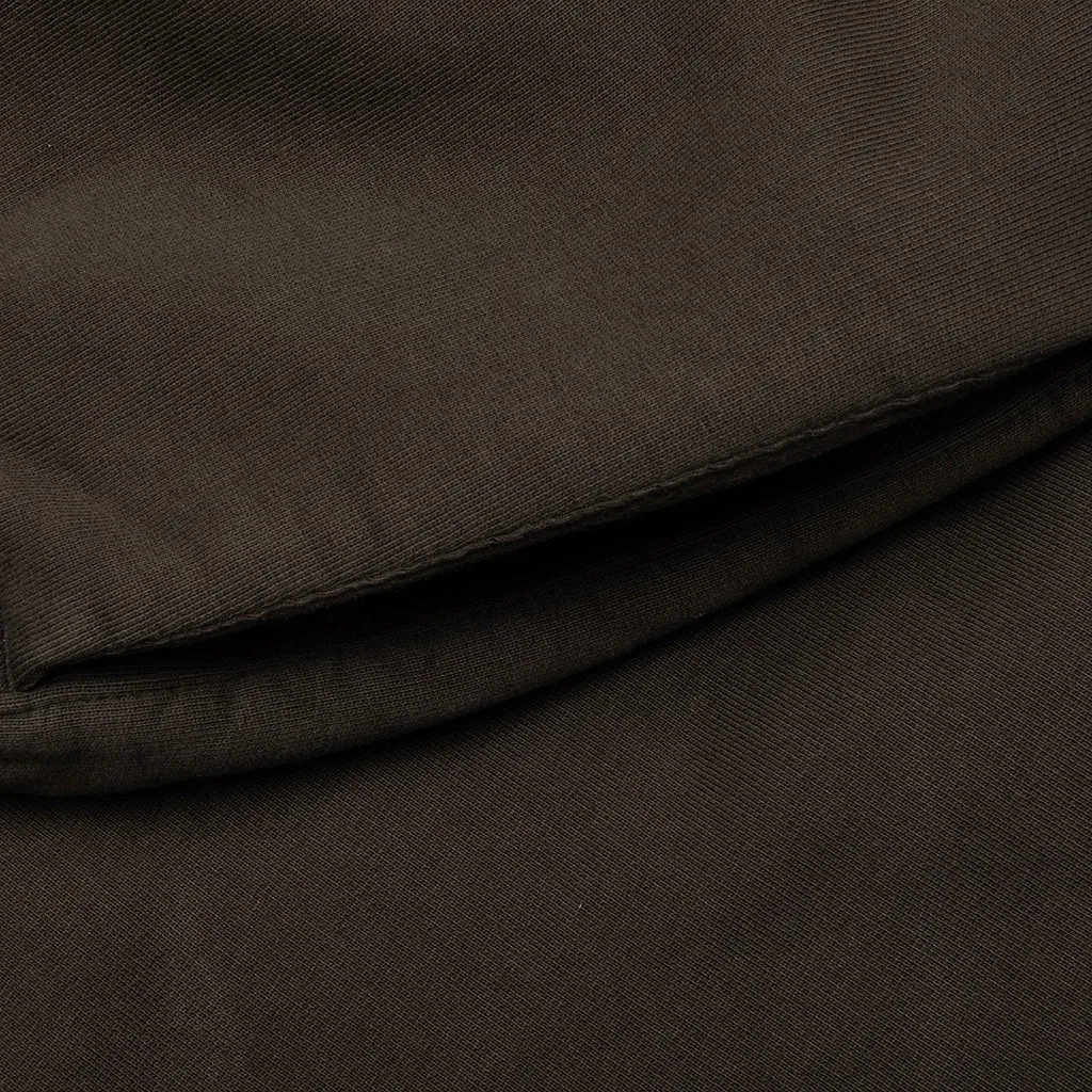 Heavy Fleece Soccer Short - Brown